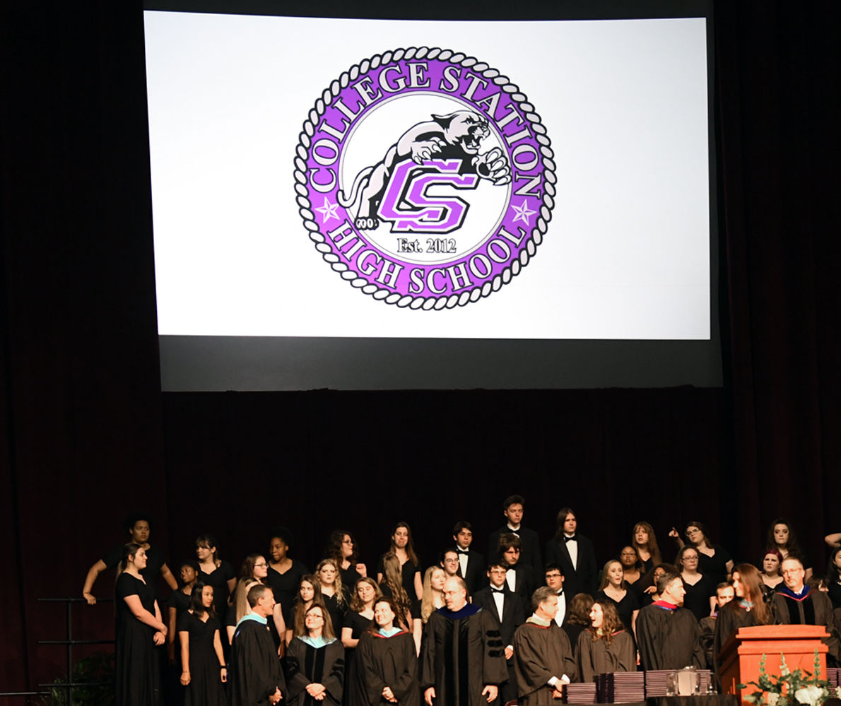 College Station High School graduation